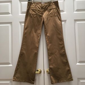 Moschino Cheap and Chic Vintage Y2K Wide Leg Cotton Twill Pants Low Rise size 12